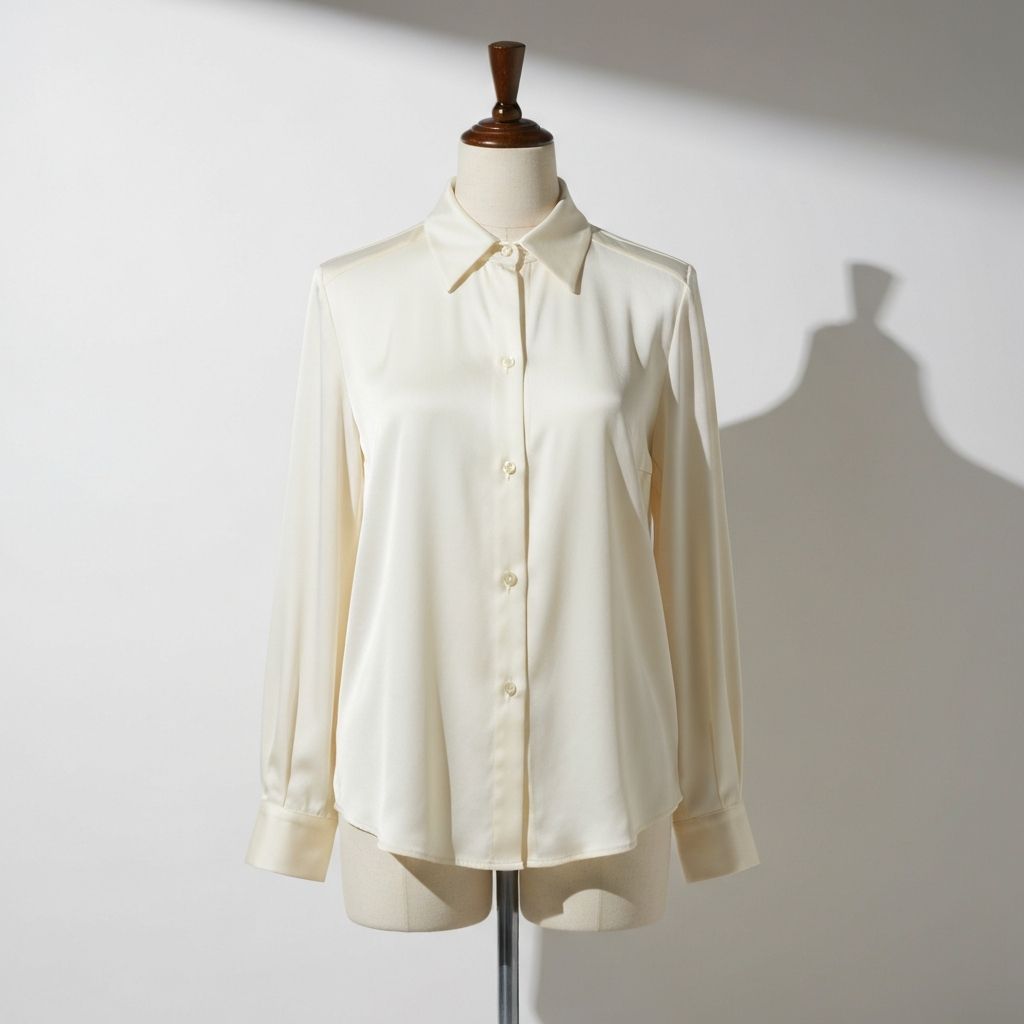Silk Button-Up Shirt